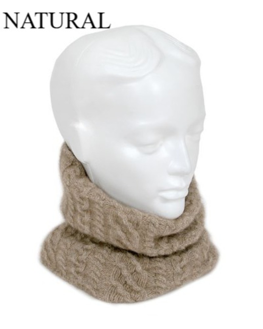 Merino Possum Cable Neck Gaiter & Headband image 3